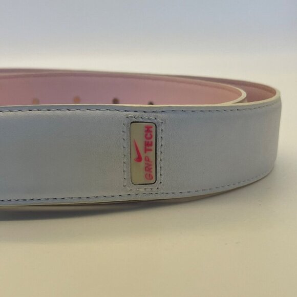 Nike Reversible Golf Belt – White/Pink – Size Medium - Picture 6 of 11
